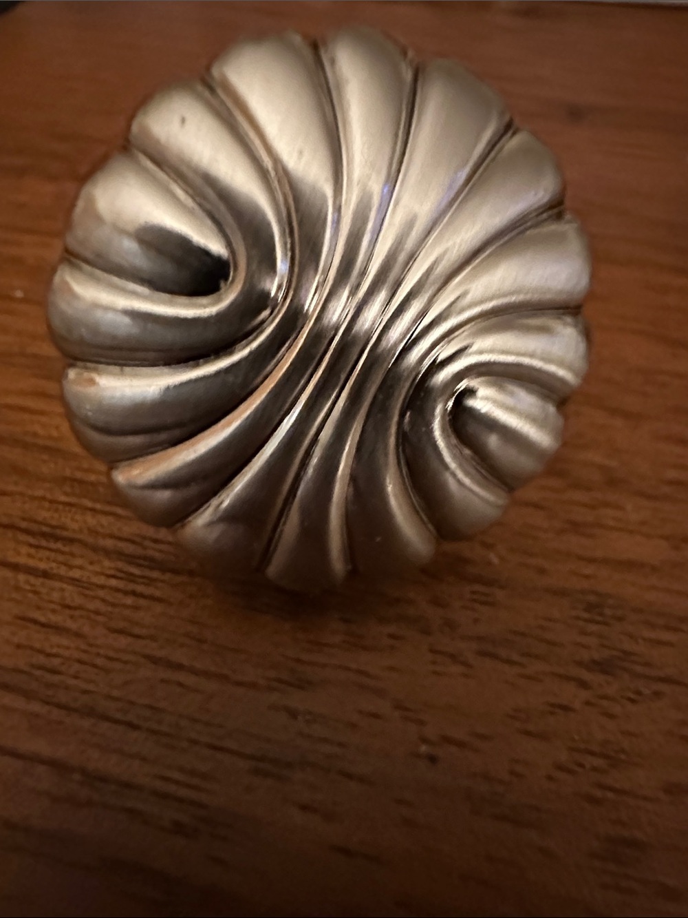 Amerock Natural Elegance 1-5/8 in (41 mm) Length Sterling Nickel Cabinet Knobs